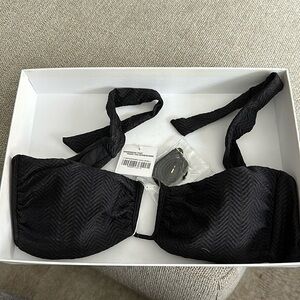 St Martinique Bandeau - Black Chevron